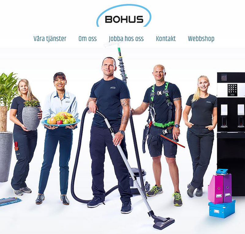 Bohus har en Pyramidkopplad Webbutik Flex