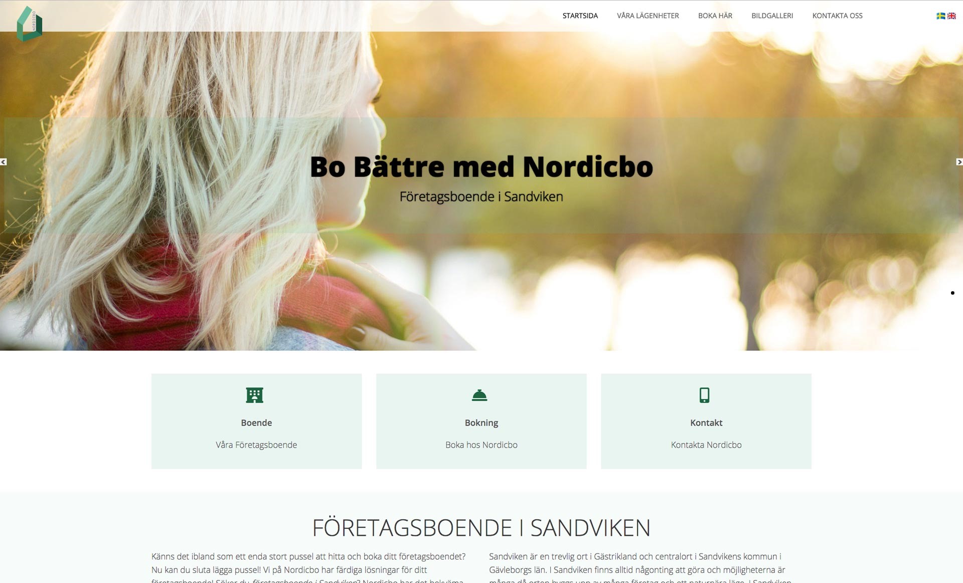 Nordicbo har fått ny design
